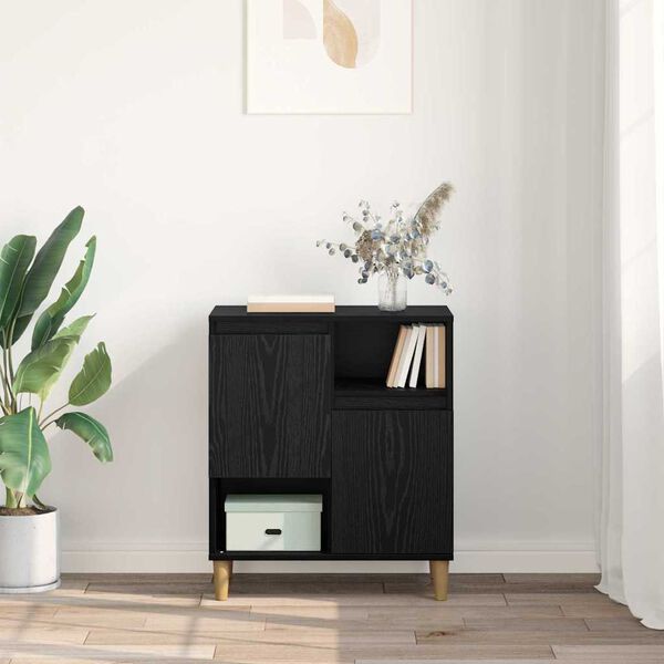 vidaXL Servírovací skříň Černý dub 35 x 60 x 70 cm Kompozitní dřevo