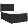 vidaXL Box spring postel s matrac&iacute; čern&aacute; 160x200 cm uměl&aacute; kůže