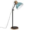 vidaXL Stojac&iacute; lampa 25 W modr&aacute; patina 30 x 30 x 100&ndash;150 cm E27