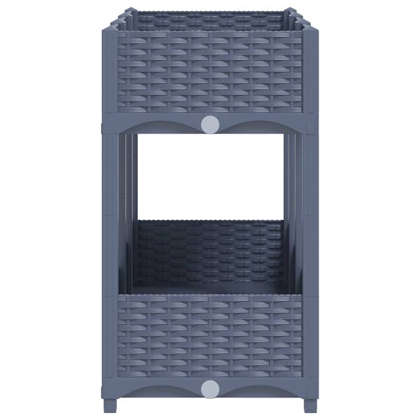 vidaXL Vyvýšený záhon 120 x 40 x 71 cm polypropylen