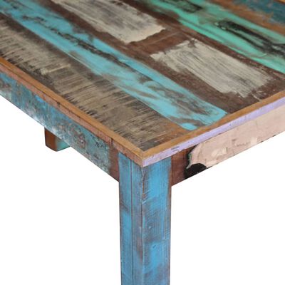 vidaXL Jídelní stůl masivní recyklované dřevo 115 x 60 x 76 cm