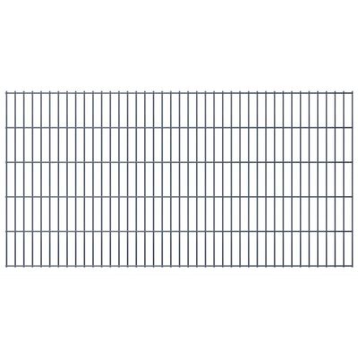 vidaXL 2D gabion plot pozinkovaná ocel 2,008x1,03 m 2m (celková délka)