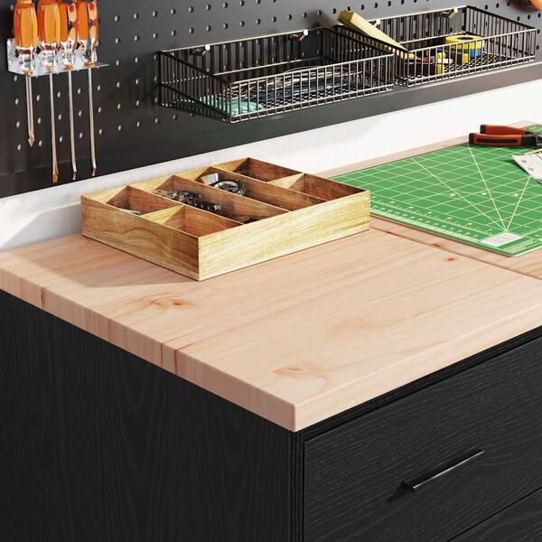 vidaXL Gar&aacute;žov&aacute; skř&iacute;ň čern&aacute; 40x51x85 cm Borovicov&yacute; masiv