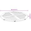 vidaXL Stolní deska Ø 80 x 2,2 cm kulatá masivní akáciové dřevo