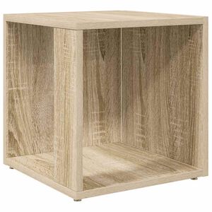 vidaXL Odkl&aacute;dac&iacute; stolek dub sonoma 33 x 33 x 34,5 cm kompozitn&iacute; dřevo