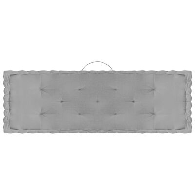 vidaXL Podušky na nábytek z palet 5 ks šedé bavlna