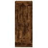 vidaXL Skř&iacute;ň highboard kouřov&yacute; dub 34,5 x 34 x 180 cm kompozitn&iacute; dřevo