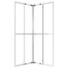 vidaXL Sprchová kabina ESG 80 x 80 x 180 cm