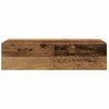 vidaXL N&aacute;stěnn&aacute; police se z&aacute;suvkami old wood 60x26,5x15 cm kompozit