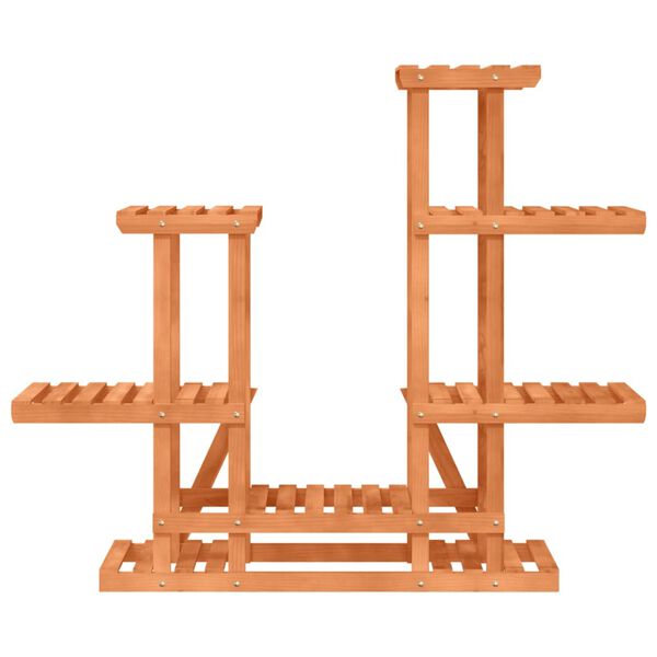 vidaXL Stojan na květiny 95 x 25 x 96 cm masivn&iacute; jedlov&eacute; dřevo