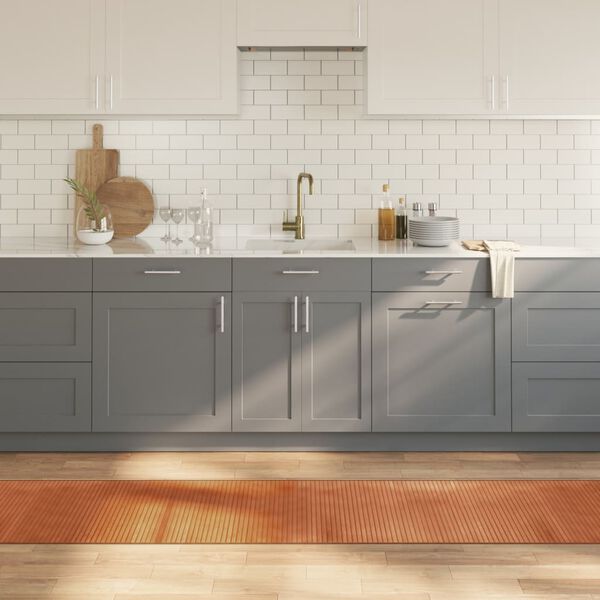 vidaXL Koberec obd&eacute;ln&iacute;kov&yacute; hněd&yacute; 60 x 400 cm bambus