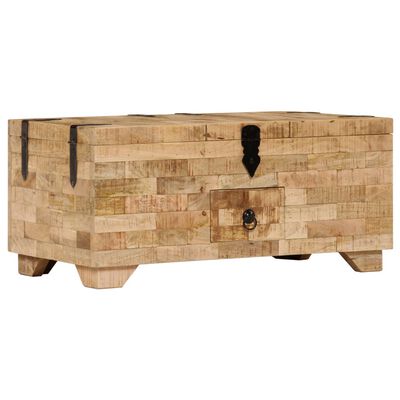 vidaXL Konferenční stolek masivní mangovníkové dřevo 80 x 40 x 35 cm