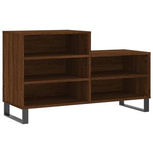 vidaXL Botn&iacute;k hněd&yacute; dub 102x36x60 cm kompozitn&iacute; dřevo