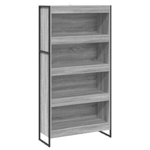vidaXL Knihovna 80 x 30 x 155 cm Kompozitn&iacute; dřevo &Scaron;ed&aacute; Sonoma