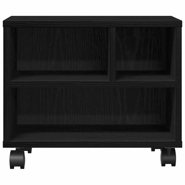 vidaXL Stojan na tisk&aacute;rnu Čern&yacute; dub 41 x 32 x 34,5 cm Kompozitn&iacute; dřevo