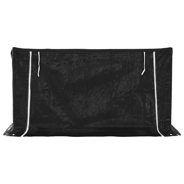 vidaXL Stojan na palivov&eacute; dřevo s krytem 200,5x100,5x110,5 cm