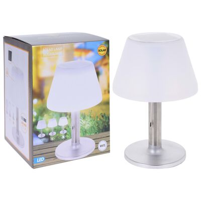ProGarden LED solární stolní lampa bílá