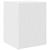 vidaXL TV wall cabinet 30 x 31 x 40 cm Leskl&aacute; B&iacute;l&aacute; Kompozitn&iacute; dřevo