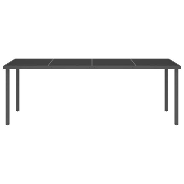 vidaXL 9d&iacute;ln&yacute; zahradn&iacute; j&iacute;deln&iacute; set ocel