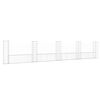 vidaXL Gabionov&yacute; ko&scaron; ve tvaru U s 5 sloupky železo 500 x 20 x 100 cm