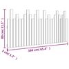 vidaXL N&aacute;stěnn&eacute; čelo postele čern&eacute; 166x3x80 cm masivn&iacute; borov&eacute; dřevo