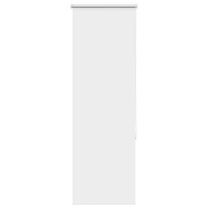 vidaXL Roleta zatemňovac&iacute; b&iacute;l&aacute; 40x130 cm &scaron;&iacute;řka l&aacute;tky 35,7 cm polyester