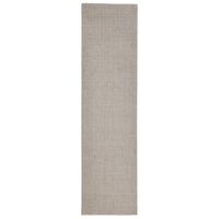 vidaXL Sisalový koberec pro škrabací sloupek pískový 66 x 250 cm