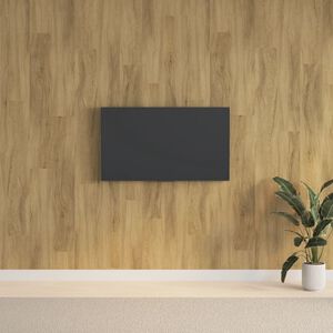 vidaXL N&aacute;stěnn&eacute; panely vzhled dřeva hněd&eacute; PVC 2,06 m&sup2;