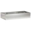 vidaXL Opěrn&aacute; zeď 6 ks 200 x 100 x 40 cm Nerezov&aacute; ocel Stř&iacute;brn&aacute;