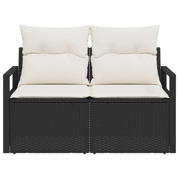 vidaXL Zahradn&iacute; sofa s pol&scaron;t&aacute;řem 120 x 62 x 69 cm polyratan