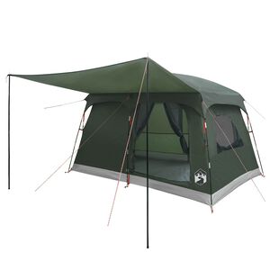 vidaXL Rodinn&yacute; stan 8m&iacute;stn&yacute; Arm&aacute;dně zelen&aacute; Polyester