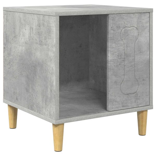 vidaXL Ps&iacute; dům Beton 44 x 42 x 49 cm kompozitn&iacute; dřevo