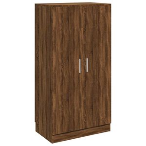 vidaXL Botn&iacute;k hněd&yacute; dub 55x35x108 cm kompozitn&iacute; dřevo