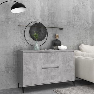 vidaXL Příborník betonově šedý 104 x 35 x 70 cm dřevotříska