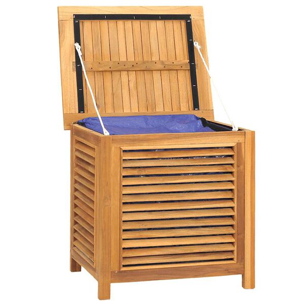 vidaXL Zahradn&iacute; &uacute;ložn&yacute; box s vložkou 60 x 50 x 58 cm masivn&iacute; teak