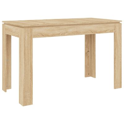 vidaXL Jídelní stůl dub sonoma 120 x 60 x 76 cm dřevotříska