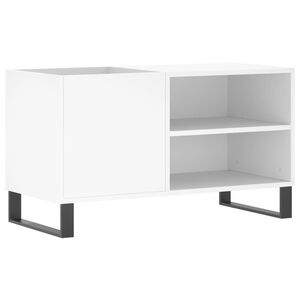 vidaXL Skř&iacute;ňka na LP desky b&iacute;l&aacute; 85 x 38 x 48 cm kompozitn&iacute; dřevo