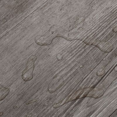vidaXL Samolepicí podlahová krytina PVC 5,21 m² 2 mm matné hnědé dřevo