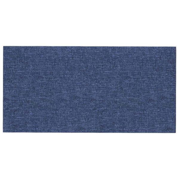 vidaXL N&aacute;stěnn&yacute; čeln&iacute;k 12 pcs Modr&aacute; 30 x 15 cm textil