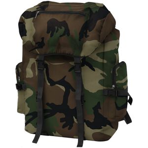 vidaXL Batoh v army stylu 65 l maskáčový