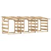 vidaXL Pergoly se střechou 3 ks 100x90x100 cm impregnovan&aacute; borovice