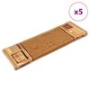 vidaXL N&aacute;&scaron;lapy na schody samolepic&iacute; 5 ks 65x21x4 cm b&eacute;žov&eacute;