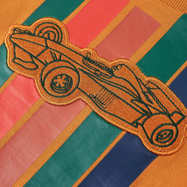 Dětsk&eacute; tričko s dlouh&yacute;m ruk&aacute;vem tmavě okrov&eacute; 116