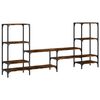 vidaXL TV skříňka kouřový dub 206,5 x 28,5 x 95 cm kompozitní dřevo