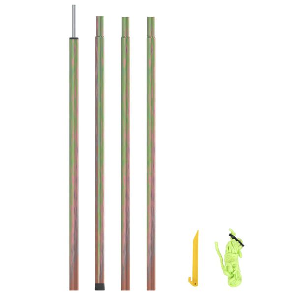 vidaXL Sloup pro st&iacute;n&iacute;c&iacute; plachtu 250 cm pozinkovan&aacute; ocel