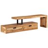 vidaXL TV stolek (118-200) x 30 x 40 cm masivn&iacute; ak&aacute;cie