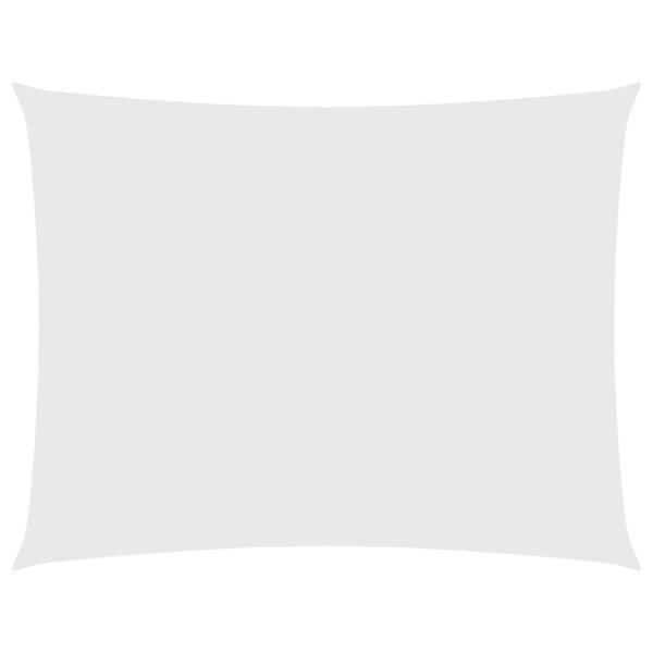 vidaXL St&iacute;n&iacute;c&iacute; plachta oxfordsk&aacute; l&aacute;tka obd&eacute;ln&iacute;kov&aacute; 4 x 6 m b&iacute;l&aacute;