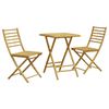 vidaXL 3d&iacute;ln&yacute; bistro set bambus