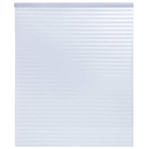 vidaXL Okenn&iacute; f&oacute;lie matn&aacute; pruhovan&yacute; vzor 90 x 500 cm PVC