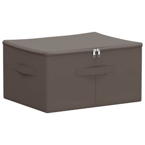 vidaXL &Uacute;ložn&aacute; krabice &Scaron;ed&aacute; 43 x 34 x 23 cm netkan&yacute; textil